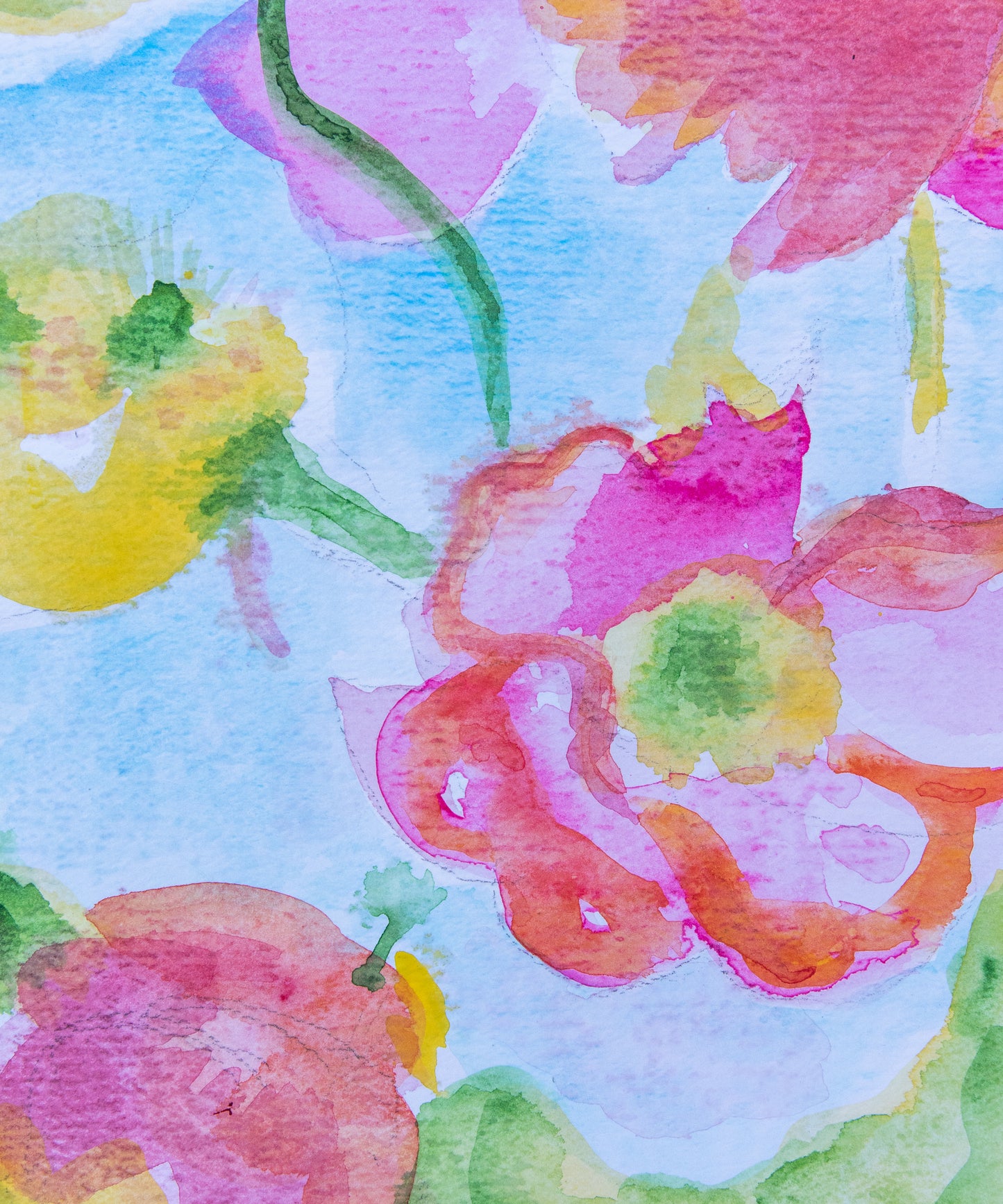 SUNNY TULIPS NOTE CARD